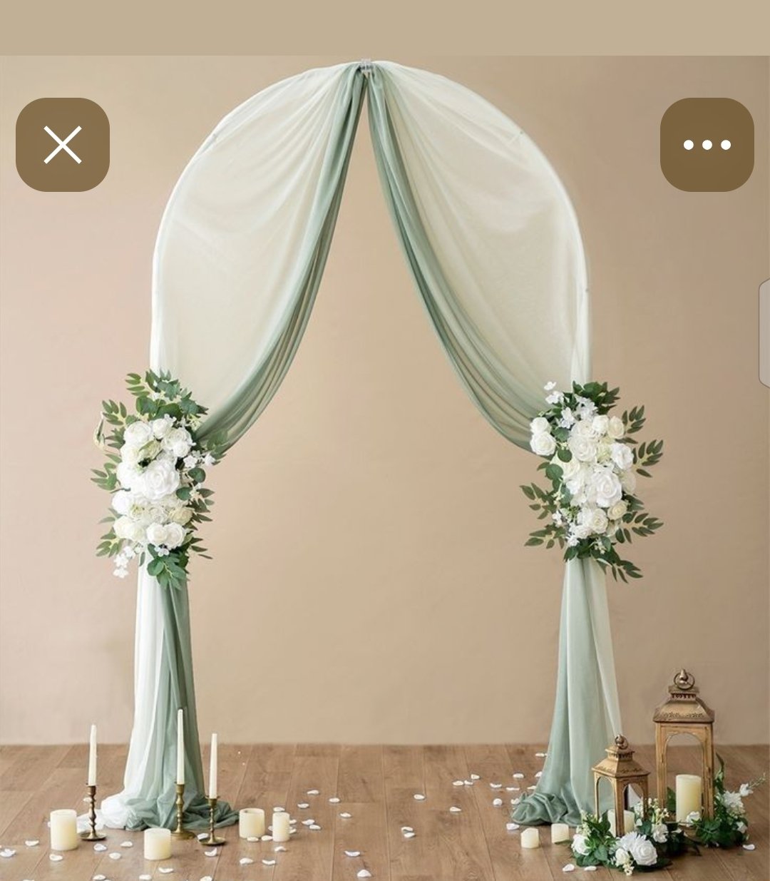 Arche Romantique aux Teintes Douces