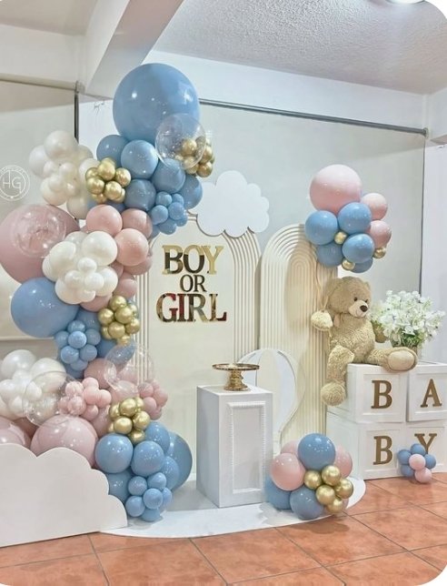 Baby Shower Féerique Nuages & Ballons FloDeco